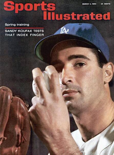 Sandy Koufax on Sports Illustrated Cover Poster