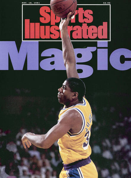 Magic Johnson Sports Illustrated Cover Poster