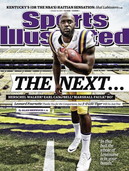 Leonard Fournette on Sports Illustrated Cover Poster
