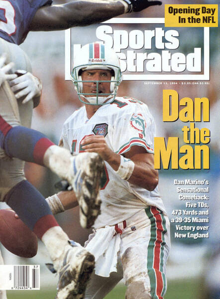 Dan Marino Sports Illustrated Cover Poster
