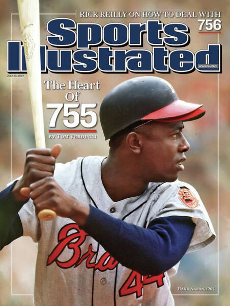 Hank Aaron in Action Poster