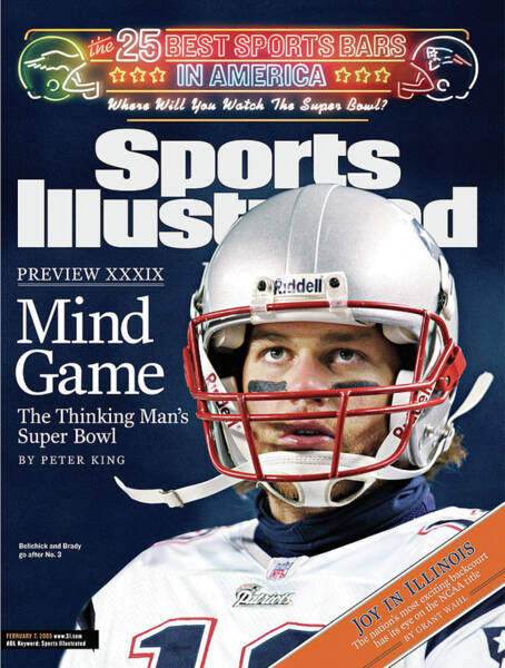 Mind Game The Thinking Mans Super Bowl Xxxix Preview Sports Illustrated Cover Poster