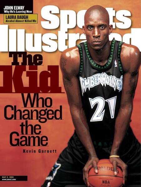 Kevin Garnett on Sports Illustrated Cover Poster