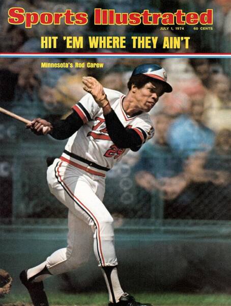 Rod Carew in Action Poster