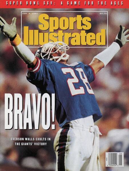 Everson Walls Celebrates Super Bowl Win Poster