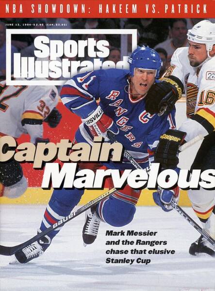 Mark Messier on Sports Illustrated Cover Poster
