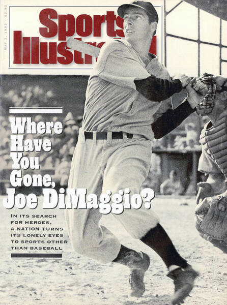 Joe DiMaggio on Sports Illustrated Cover Poster
