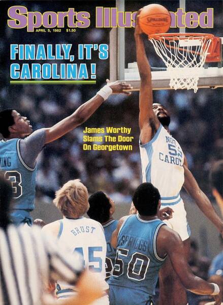 James Worthy in 1982 NCAA Championship Poster