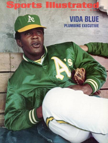 Vida Blue on Sports Illustrated Cover Poster