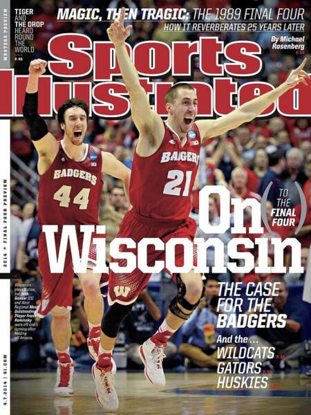 Wisconsin Basketball Celebration Poster