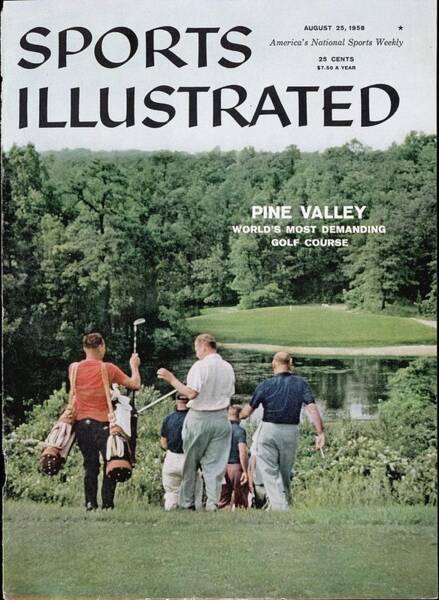 Golfers at Pine Valley Poster