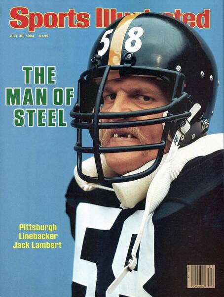 Jack Lambert on Sports Illustrated Cover Poster