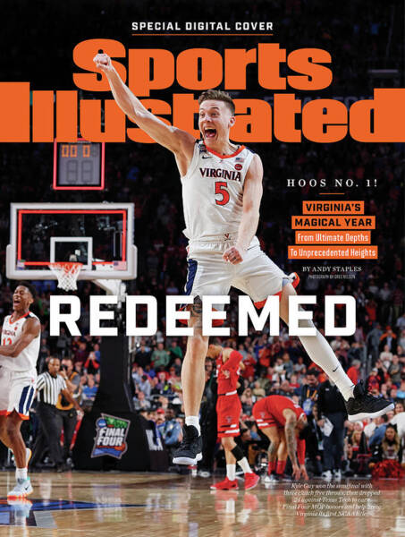 Virginia Basketball Victory Celebration Poster