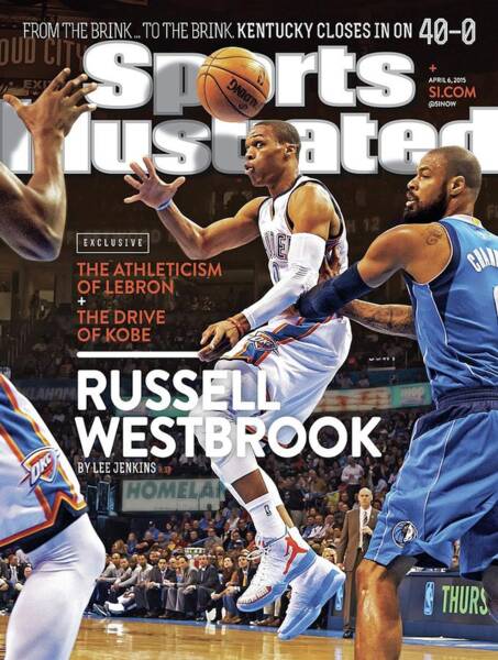 Russell Westbrook Basketball Action Poster