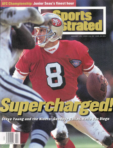 Steve Young on Sports Illustrated Cover Poster