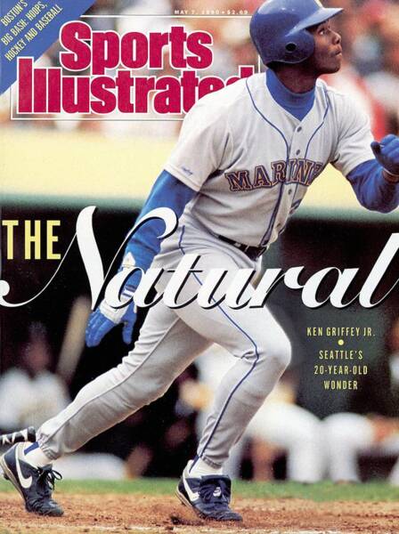 Ken Griffey Jr. on Sports Illustrated Poster