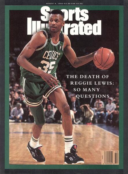 Reggie Lewis on Sports Illustrated Cover Poster