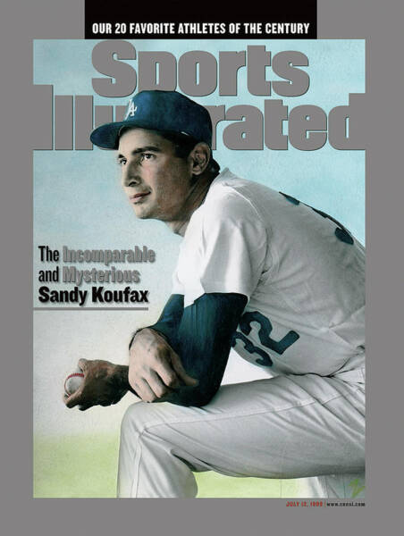 Sandy Koufax Magazine Cover Poster