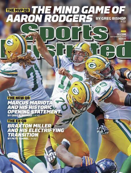 Aaron Rodgers Cover Sports Illustrated Poster