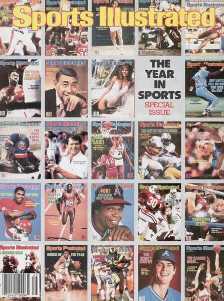 Sports Illustrated Covers Collage Poster