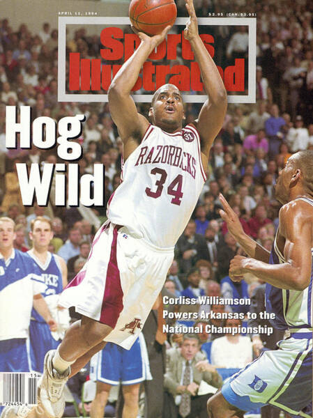 Corliss Williamson Dunking in Basketball Game Poster