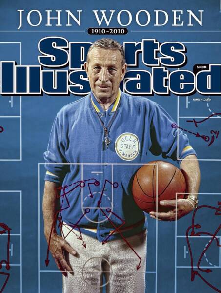 John Wooden on Sports Illustrated Cover Poster