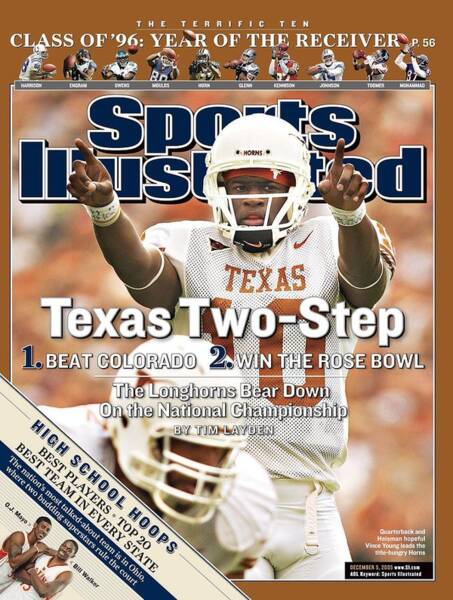 Vince Young Sports Illustrated Cover Poster