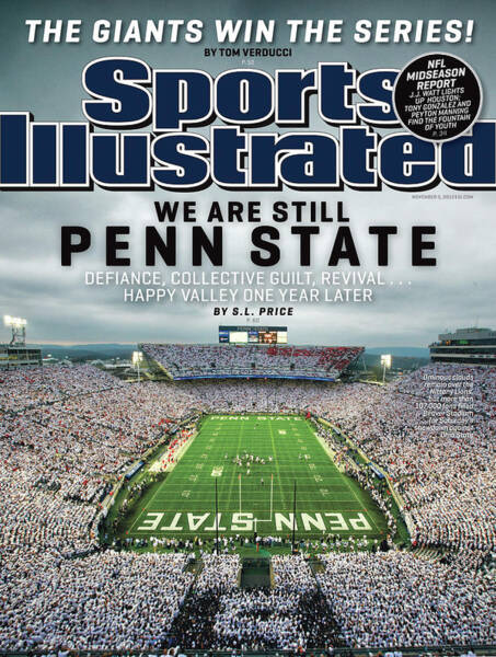 Penn State Stadium Aerial View Poster