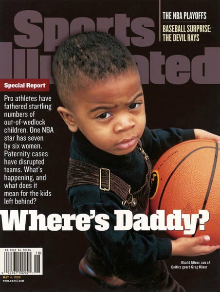 Wheres Daddy Special Report On Athletes And Paternity Sports Illustrated Cover Poster