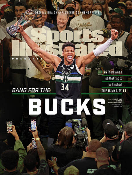 2021 Milwaukee Bucks Championship Celebration Poster