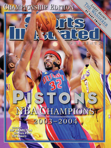 Pistons Celebrate NBA Championship Poster