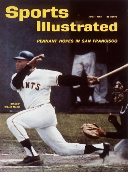 Willie Mays on Sports Illustrated Cover Poster