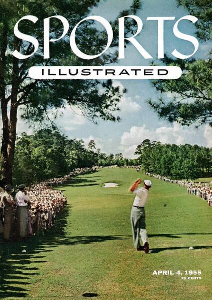 1955 Golf Tournament Crowd Poster