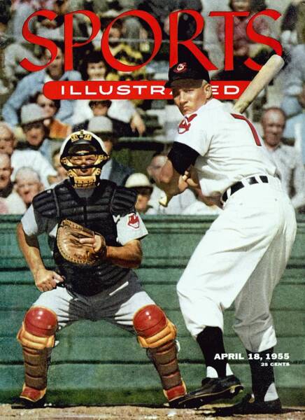 1955 Baseball Match on Sports Illustrated Poster