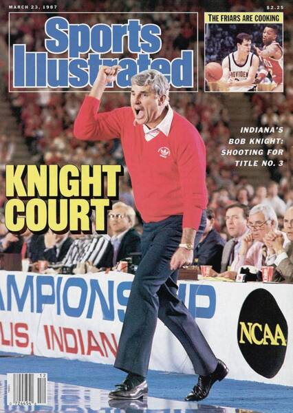 Bob Knight on Sports Illustrated Cover Poster