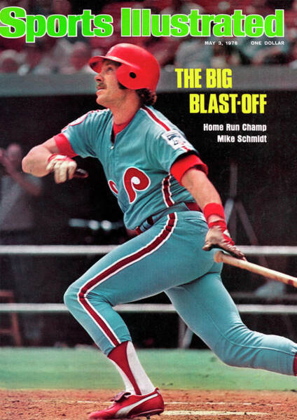 Mike Schmidt Home Run Swing Poster