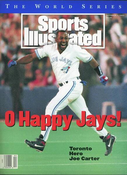 Joe Carter Celebrates World Series Win Poster