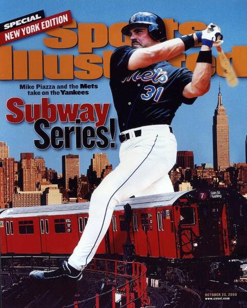 Mike Piazza Subway Series Cover Poster