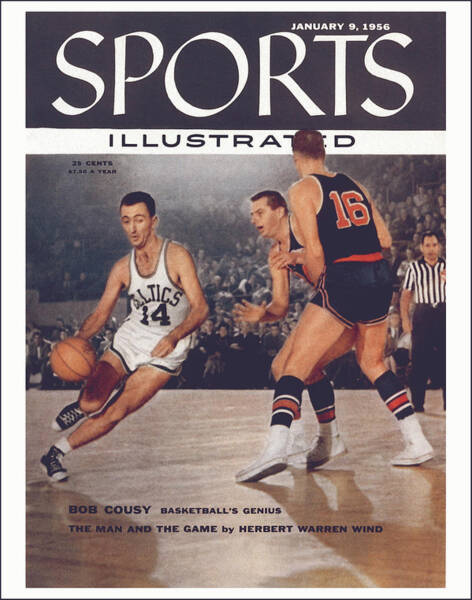 Bob Cousy in Action on Sports Illustrated Poster