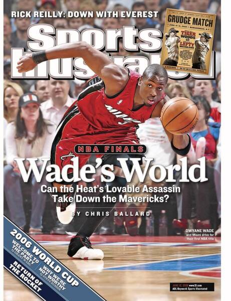 Dwyane Wade on Sports Illustrated Cover Poster