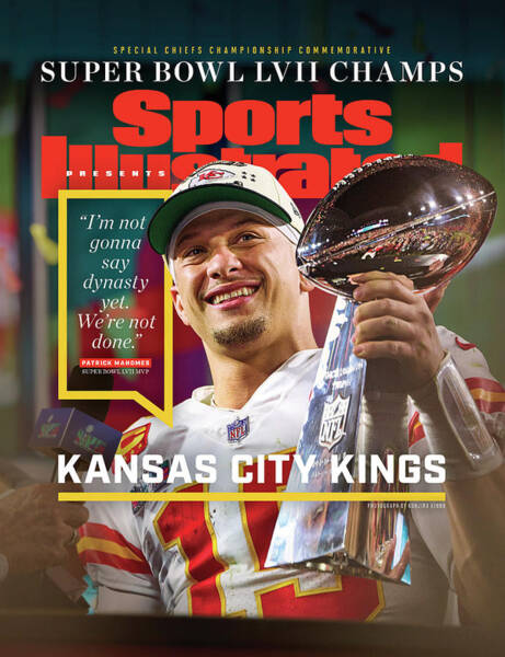 Patrick Mahomes Celebrates Super Bowl Win Poster