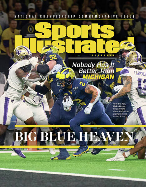 Michigan vs Washington Championship Cover Poster