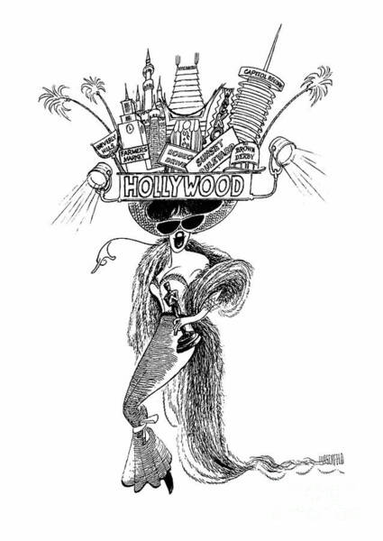 Girl With The Hollywood Hat Poster