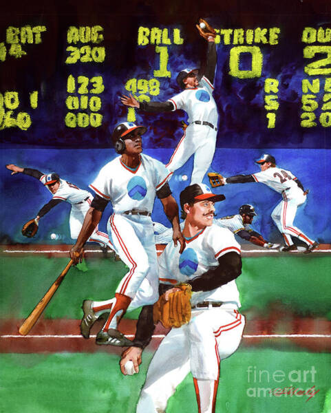 Baseball - America's Pastime Poster