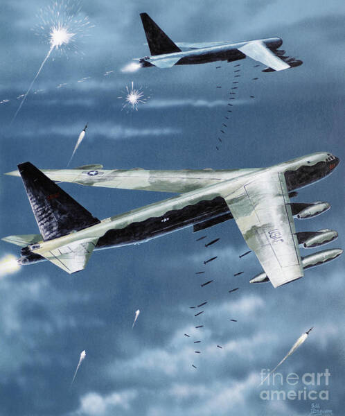 Boeing B-52d Stratofortress Poster