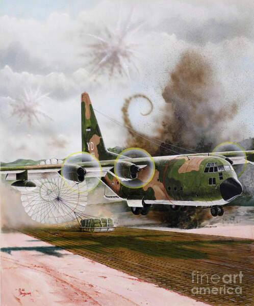 Lockheed C-130a Hercules Poster
