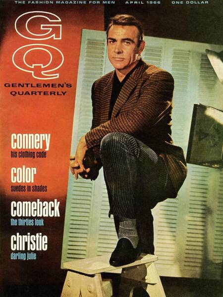 Sean Connery on GQ Cover Poster