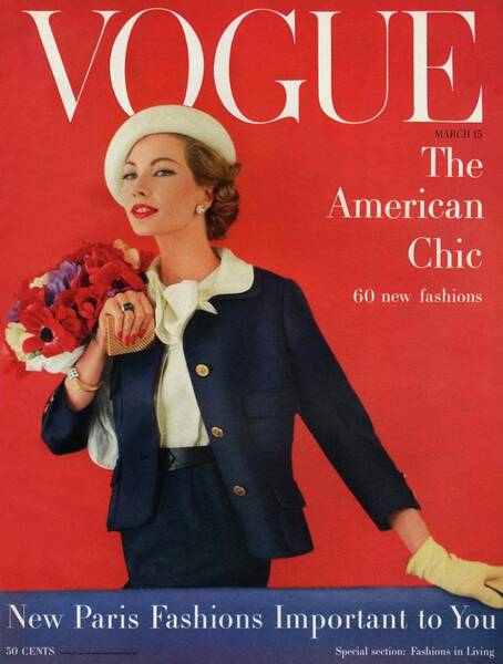 Vogue Magazine Fashion Cover Poster