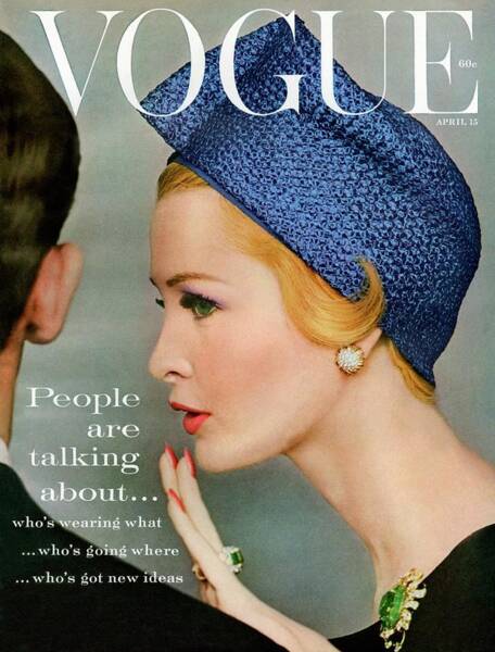 Elegant Cover of Vogue Magazine Poster