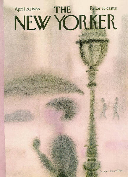 Rainy Day on the New Yorker Cover Poster
